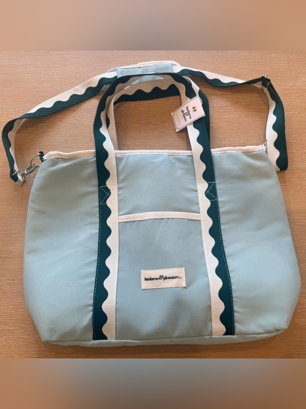 Business & Pleasure Cooler Tote Bag - Riviera Green - NWT